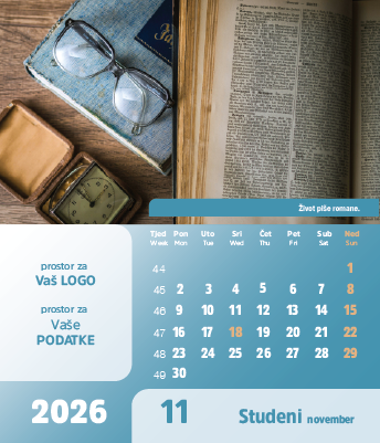 Stolni CD kalendar - 2026 - "Vremeplov" - Slika 12