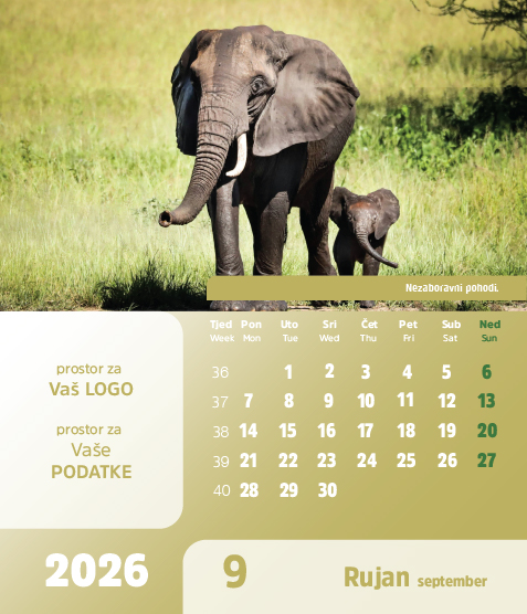 Stolni CD kalendar - 2026 - "Arka" - Slika 10