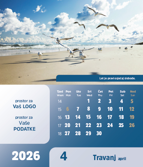 Stolni CD kalendar - 2026 - "Arka" - Slika 5
