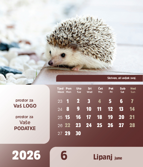 Stolni CD kalendar - 2026 - "Arka" - Slika 7