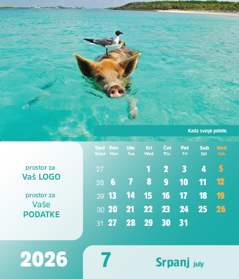 Stolni CD kalendar - 2026 - "Arka" - Slika 8