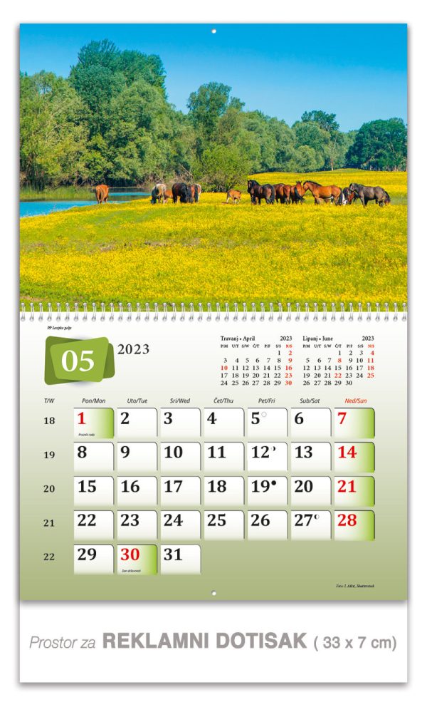 preklopni kalendar