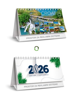 Stolni kolorni kalendar - čestitka