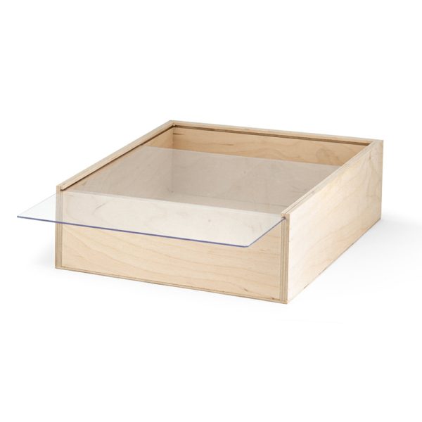 drvena kutija s akrilnim poklopcem