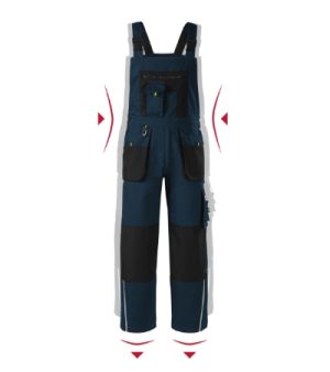 Radne hlače s naramenicama muške Ranger W04
