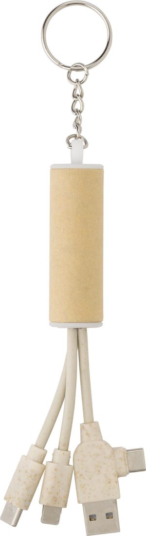 Držač za ključeve s USB punjačem Tyson