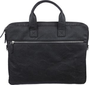 Kožna torba za laptop boje rajčice Lillian