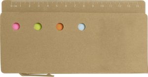 Kartonski držač za bilješke s ravnalom Riva