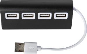 Aluminijski USB hub Leo