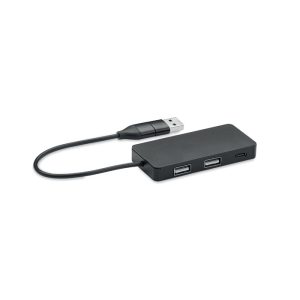 USB hub s 3 priključka i kabelom od 20 cm
