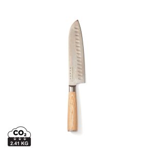 VINGA Hattasan Damascus Santoku nož, siva
