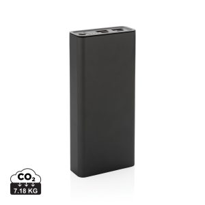 Terra RCS reciklirana aluminijska powerbank baterija od 20 W i 20.000 mAh