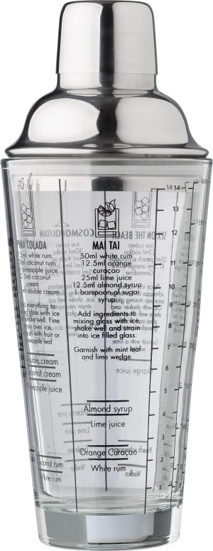 Stakleni šejker za koktele 400 ml Adela