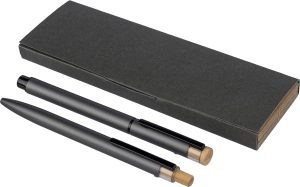 Set lakiranih olovaka od recikliranog aluminija Ilaria