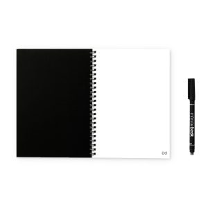INFINITEBOOK PLAIN A5. Infinitebook sa savitljivim koricama i 15 običnih stranica bijele ploče