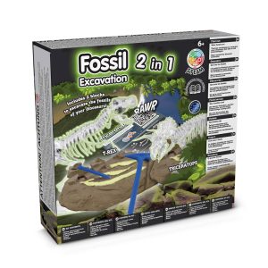 2 in 1 Fossil Excavation Kit I. Edukativna igra za djecu