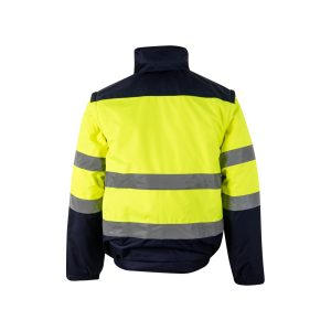VL JUPITER. Dvobojna podstavljena jakna (180g/m²) od poliestera (100%), s PU premazom