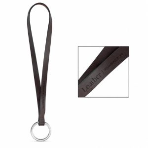 Otisnuti uzorak Lanyard LEATHER Short Slim (10 mm) 75032S