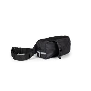 DELFOS POUCH SHINY. 300D recikliranog poliestera (sjajna završna obrada) i 600D recikliranog poliestera ruksak s jednom naramenicom, s podstavom od 210D recikliranog poliestera 92091A