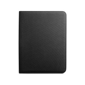 EMERGE FOLDER. 300 D recikliranog poliestera (100% rPET) A4 mapa s patentnim zatvaračem