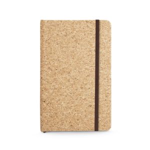 HAWKINS. Džepna bilježnica od pluta s običnim stranicama, od FSC™ certificiranog materijala i drugih kontroliranih materijala