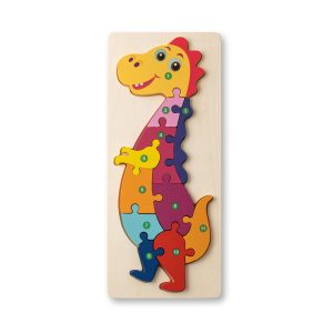 DIPLODOCO. Slagalica u obliku dinosaura u borovoj šperploči