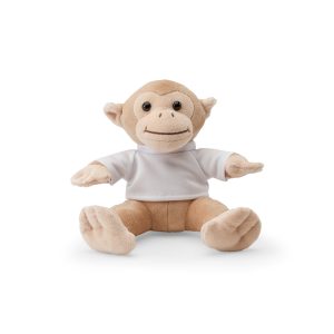 MONKY. Plišana igračka u obliku majmuna s majicom 98159