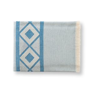 MALEK. Višenamjenski ručnik za kupanje (350g/m²) izrađen od laganog i otpornog pamuka (85%) i recikliranog pamuka (15%)