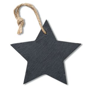 Slate xmas hanger star CX1434
