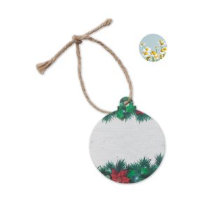 Seed paper Xmas ornament CX1515