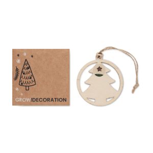 Wooden tree shape hanger CX1555