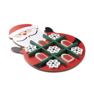 Christmas wooden tic tac toe CX1568