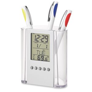 Pen holder with calendar IT2893