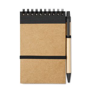 A6 recycled notepad with pen IT3789