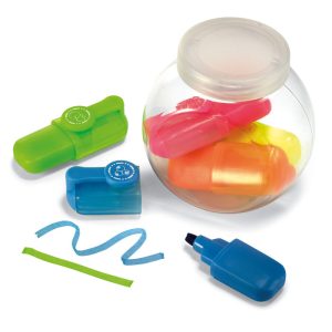 5 highlighters in container KC2520