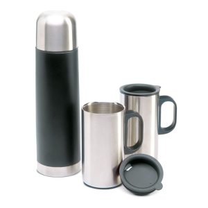 Insulation flask with 2 mugs KC2694