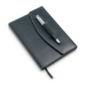 A5 notebook portfolio with pen KC6856