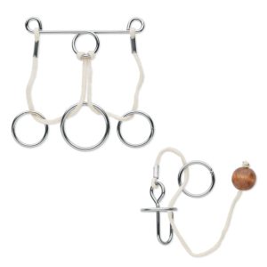 Set of 2 metal brain teasers MO2075
