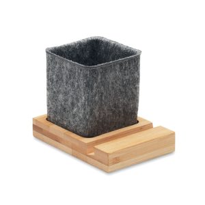 RPET felt pen pot phone stand MO2115