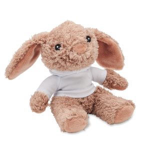 Bunny plush wearing a hoodie MO2121