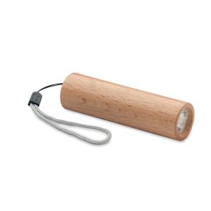 Beech wood rechargeable torch MO2137