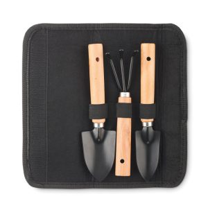 3 garden tools  in RPET pouch MO2153