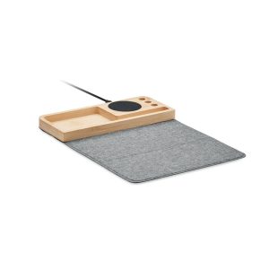 Wireless charger in bamboo 15W MO2281