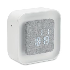 Recycled ABS/PET alarm clock MO2299