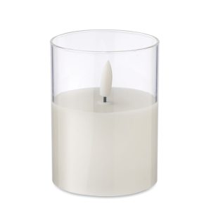 LED wax candle in glass holder MO2366