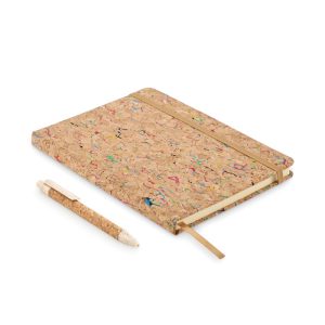 A5 cork coloured notebook MO2414