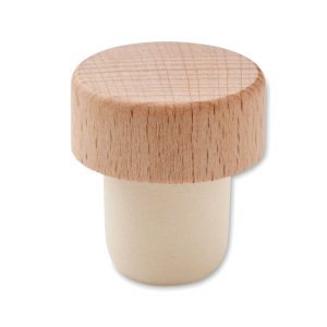 Beech wood bottle stopper MO2457