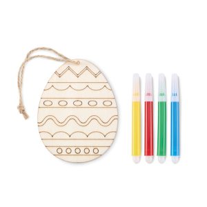 Wooden egg painting set MO2501