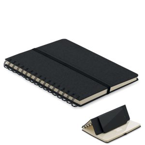 A5 notebook with phone holder MO2522