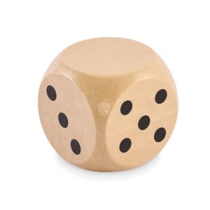 Schima wooden dice 5cm dia MO2614